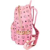 MCM Visetos Monogram Stark Side Studs Mini Backpack