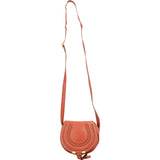 Chloé Grained Calfskin Marcie Mini Saddle Crossbody Bag