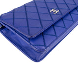 Chanel Surpique Stitched Calfskin Wallet on Chain Crossbody Bag