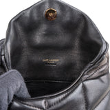 Yves Saint Laurent Quilted Leather Loulou Mini Puffer Pouch Bag