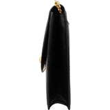Celine Vintage Calfskin Box Circle Emblem Flap Crossbody Bag