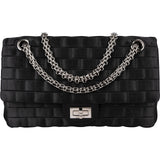 Chanel Rare Sample Satin Chocolate Bar 2.55 Reissue Double Flap Crossbody Bag