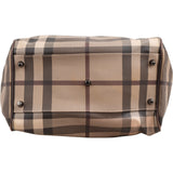 Burberry Smoked Nova Check Monogram Canterbury Shoulder Bag