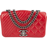 [🔄️B15 / F14] Chanel Quilted Calfskin Medium Boy Crossbody Bag - vintageandkickz