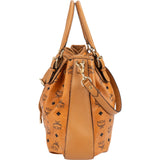 MCM Monogram Visetos Drawstring Hobo Handbag