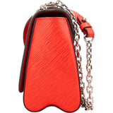 Louis Vuitton Red Epi Leather Monogram Canvas Twist MM Crossbody Bag