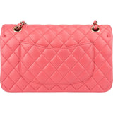 Chanel Quilted Lambskin Gold Medium Double Flap Shoulder Bag