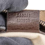 Gucci Monogram GG Canvas Hobo Knotted Handle Shoulder Bag