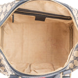 Gucci Monogram GG Canvas Web Boston Handbag