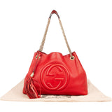 Gucci Grained Leather Soho Chain Shoulder Bag