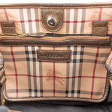 Burberry Haymarket Check Tote Shoulder Bag