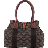 Céline Macadam Canvas Buckle Tote Handbag