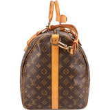 Louis Vuitton Monogram Canvas Keepall 55 Bandoulière Travel Bag