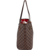 Louis Vuitton Monogram Damier Ebene Canvas Neverfull MM Shoulder Bag