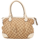 [🔄️B07 / F43] Gucci Monogram GG Canvas Sukey Medium Tote Handbag - vintageandkickz