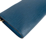 Louis Vuitton Blue Epi Leather Pochette Accessoires Handbag