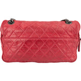 Chanel Quilted Soft Calfskin Palladium Easy Single Flap Shoulder Bag