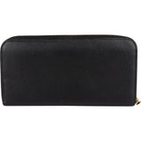 Prada Saffiano Leather Zip Around Wallet