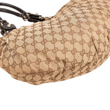 Gucci Monogram GG Canvas Pelham Studded Hobo Handbag