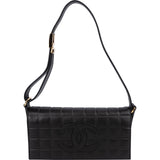 Chanel Quilted Lambskin Chocolate Bar Flap Shoulder Bag