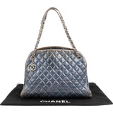 Chanel Quilted Crinkled Lambskin Just Mademoiselle Bowling Shoulder Bag