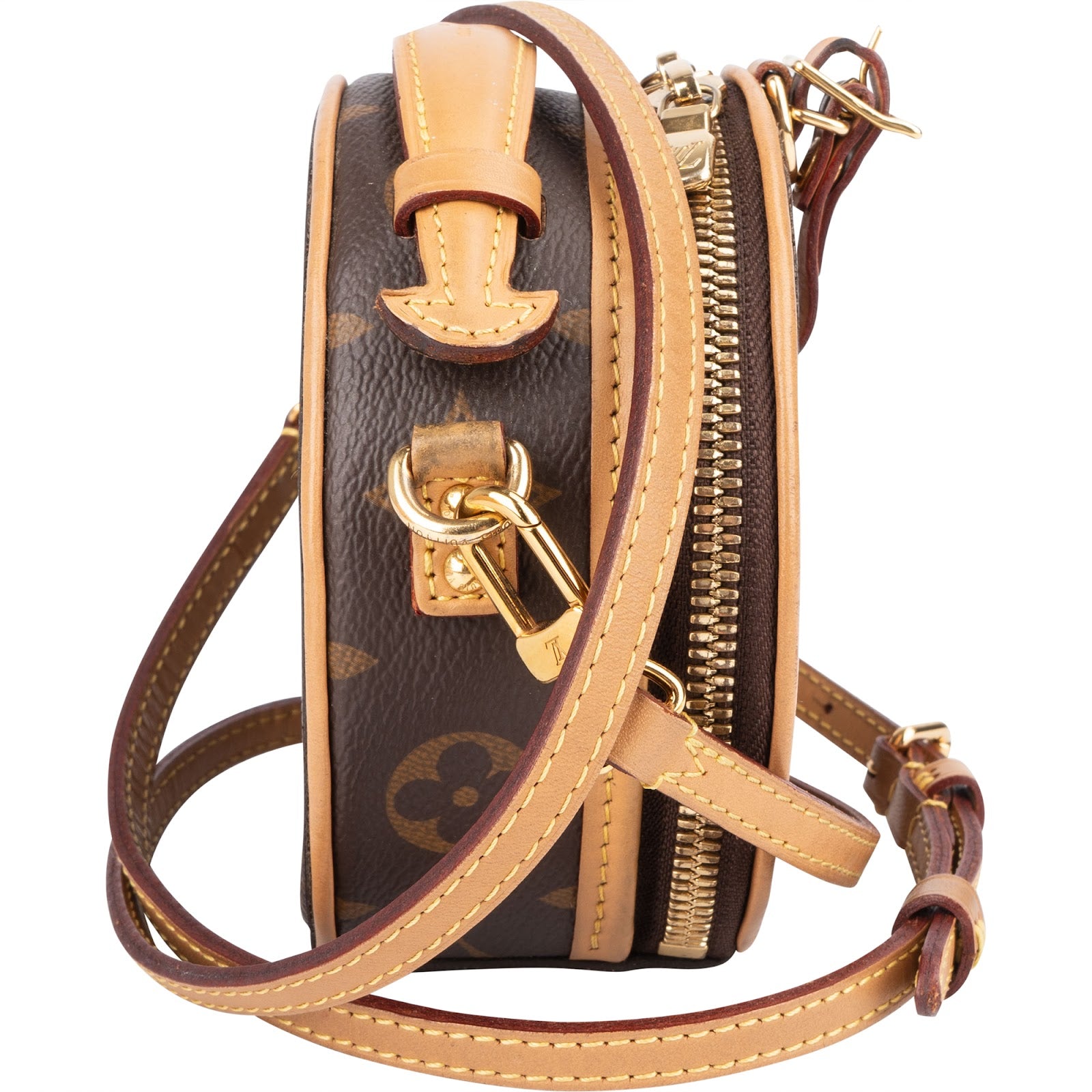 Louis Vuitton Monogram Canvas Boite Chapeau Souple Mini Crossbody Bag xx leder angemalt? - vintageandkickz