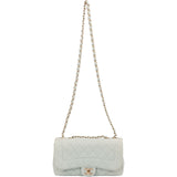 Chanel Quilted Lambskin Single Flap Crossbody Bag