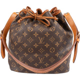 Louis Vuitton Monogram Canvas Sac Noé Petit Shoulder Bag