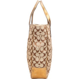 Coach Monogram Signature Canvas Tote Handbag