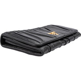 Prada Black Nappa Gaufre Leather Continental Wallet