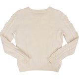 Miu Miu Cream Wool Cable-Knit Sweater (IT 36 / DE 32)