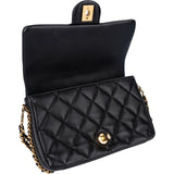 Chanel Quilted Lambskin Mini Rectangular Single Flap Crossbody Bag