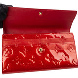 Louis Vuitton Monogram Vernis Leather Sarah Wallet