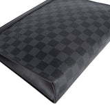 Louis Vuitton Monogram Damier Graphite Poche Toilette 25 Clutch