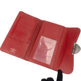 Louis Vuitton Red Epi Leather Montaigne Eugenie Wallet M6388M