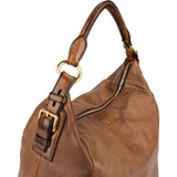 Prada Vitello Daino Leather Large Hobo Shoulder Bag