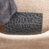Gucci Pebbled Leather Interlocking GG Small Crossbody Bag