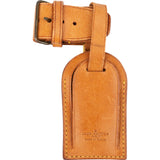 [🔄️B21 / F52] Louis Vuitton Vachetta Leather Luggage Tag - vintageandkickz
