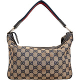Gucci Monogram GG Canvas Pochette Shoulder Bag