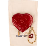 Louis Vuitton Monogram Vernis Leather Heart Coin Purse Wallet