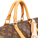 Louis Vuitton Monogram Canvas Keepall 60 Bandoulière Travel Bag
