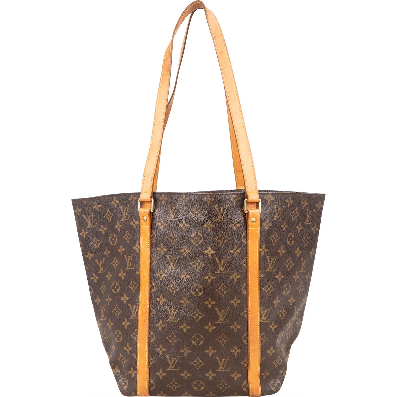 Louis Vuitton Monogram Canvas Sac Shopping Shoulder Bag - vintageandkickz
