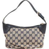 Gucci Monogram GG Canvas Navy Pochette Shoulder Bag