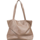 Chloé Light Brown Calfskin Anouck Tote Shoulder Bag