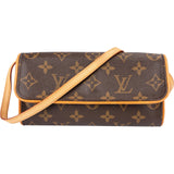 Louis Vuitton Monogram Canvas Twin Pochette Crossbody Bag