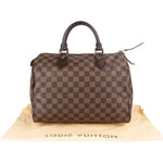 Louis Vuitton Monogram Damier Ebene Speedy 30 Handbag - vintageandkickz