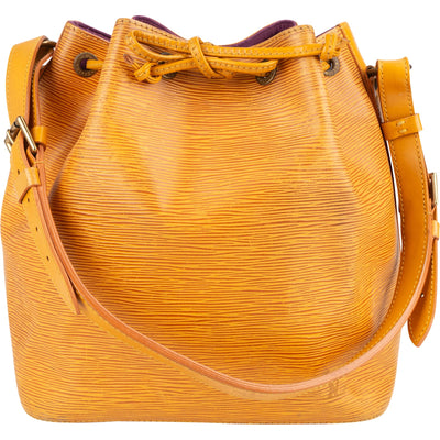 Louis Vuitton Yellow Epi Leather Sac Noé Petit Shoulder Bag