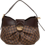 Louis Vuitton Monogram Damier Ebene Sistine MM  Shoulder Bag