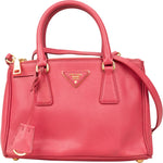 Prada Saffiano Leather Small Galleria Tote Handbag - vintageandkickz
