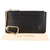 Louis Vuitton Noir Epi Leather Pochette Cles Wallet